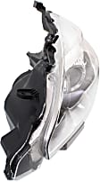 2015 Nissan Altima - 3-Piece Kit Driver and Passenger Side Halogen Headlight, With bulb(s), OE Replacement,  Includes (1) Bumper Cover and (2) Headlight