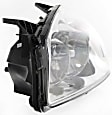 2007 Pontiac G6 - 3-Piece Kit Driver and Passenger Side Halogen Headlight, With bulb(s), OE Replacement,  Includes (1) Bumper Cover and (2) Headlight