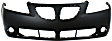 2007 Pontiac G6 - 3-Piece Kit Driver and Passenger Side Halogen Headlight, With bulb(s), OE Replacement,  Includes (1) Bumper Cover and (2) Headlight