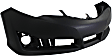 2012 Toyota Camry - 3-Piece Kit, Front Primed Bumper Cover, CAPA Certified, Includes (1) Bumper Cover and (2) Headlight