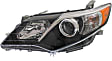 2012 Toyota Camry - 3-Piece Kit, Front Primed Bumper Cover, CAPA Certified, Includes (1) Bumper Cover and (2) Headlight