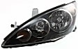 2006 Toyota Camry - 3-Piece Kit Driver and Passenger Side Halogen Headlight, With bulb(s), USA Built Vehicle, OE Replacement,  Includes (1) Bumper Cover and (2) Headlight