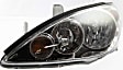2006 Toyota Camry - 3-Piece Kit Driver and Passenger Side Halogen Headlight, With bulb(s), USA Built Vehicle, OE Replacement,  Includes (1) Bumper Cover and (2) Headlight