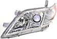 2007-2009 Toyota Camry - 3-Piece Kit Driver and Passenger Side Halogen Headlight, Without bulb(s), OE Replacement, Sedan, Includes (2) Headlight and (1) Bumper Cover