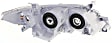 2007-2009 Toyota Camry - 3-Piece Kit Driver and Passenger Side Halogen Headlight, Without bulb(s), OE Replacement, Sedan, Includes (2) Headlight and (1) Bumper Cover