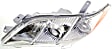 2007-2009 Toyota Camry - 3-Piece Kit Driver and Passenger Side Halogen Headlight, Without bulb(s), OE Replacement, Sedan, Includes (2) Headlight and (1) Bumper Cover