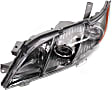 2007 Toyota Camry - 3-Piece Kit Driver and Passenger Side Halogen Headlight, Without bulb(s),  USA Built Vehicle, OE Replacement, Sedan,  Includes (1) Bumper Cover and (2) Headlight
