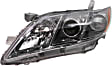 2007 Toyota Camry - 3-Piece Kit Driver and Passenger Side Halogen Headlight, Without bulb(s),  USA Built Vehicle, OE Replacement, Sedan,  Includes (1) Bumper Cover and (2) Headlight