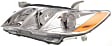 3-Piece Kit Driver and Passenger Side Halogen Headlight, Without bulb(s), OE Replacement, Sedan, Includes (2) Headlight and (1) Bumper Cover
