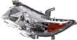 3-Piece Kit Driver and Passenger Side Halogen Headlight, With bulb(s), USA Built Vehicle, OE Replacement, Includes (1) Bumper Cover and (2) Headlight
