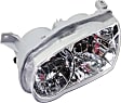 2001 Toyota Corolla - 3-Piece Kit Front Primed Bumper Cover,  Includes (1) Bumper Cover and (2) Headlight