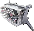 2001 Toyota Corolla - 3-Piece Kit Front Primed Bumper Cover,  Includes (1) Bumper Cover and (2) Headlight