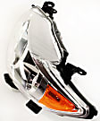 2009-2010 Toyota Corolla - 3-Piece Kit, Front Primed Bumper Cover, Includes (1) Bumper Cover and (2) Headlight