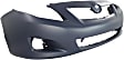 2009-2010 Toyota Corolla - 3-Piece Kit, Front Primed Bumper Cover, Includes (1) Bumper Cover and (2) Headlight