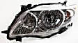 2009-2010 Toyota Corolla - 3-Piece Kit, Front Primed Bumper Cover, Includes (1) Bumper Cover and (2) Headlight
