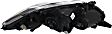 3-Piece Kit Driver and Passenger Side Halogen Headlight, With bulb(s), OE Replacement, Includes (2) Headlight and (1) Bumper Cover
