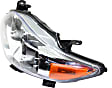 2013 Toyota Corolla - 3-Piece Kit Driver and Passenger Side Halogen Headlight, With bulb(s), North America Built Vehicle, OE Replacement,  Includes (1) Bumper Cover and (2) Headlight