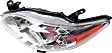 2013 Toyota Corolla - 3-Piece Kit Driver and Passenger Side Halogen Headlight, With bulb(s), North America Built Vehicle, OE Replacement,  Includes (1) Bumper Cover and (2) Headlight