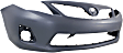 2013 Toyota Corolla - 3-Piece Kit Driver and Passenger Side Halogen Headlight, With bulb(s), North America Built Vehicle, OE Replacement,  Includes (1) Bumper Cover and (2) Headlight