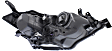 3-Piece Kit Driver and Passenger Side LED Headlight, With bulb(s), Fits CE/L/LE/LE Eco Sub-Models Only, Without Chrome Grille Surround, OE Replacement,  Includes (1) Bumper Cover and (2) Headlight