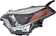 3-Piece Kit Driver and Passenger Side LED Headlight, With bulb(s), Fits CE/L/LE/LE Eco Sub-Models Only, Without Chrome Grille Surround, OE Replacement,  Includes (1) Bumper Cover and (2) Headlight