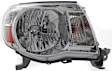 2009 Toyota Tacoma - 3-Piece Kit Front Textured Bumper Cover, 4WD, For Models Without Sport Package, Excludes X-Runner Model (Without Spoiler Type), CAPA Certified  Includes (1) Bumper Cover and (2) Headlight