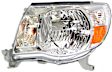 2009 Toyota Tacoma - 3-Piece Kit Front Textured Bumper Cover, 4WD, For Models Without Sport Package, Excludes X-Runner Model (Without Spoiler Type), CAPA Certified  Includes (1) Bumper Cover and (2) Headlight