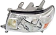 2005 Toyota Tacoma - 3-Piece Kit, Front Textured Bumper Cover, Includes (1) Bumper Cover and (2) Headlight