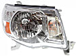 2005 Toyota Tacoma - 3-Piece Kit, Front Textured Bumper Cover, Includes (1) Bumper Cover and (2) Headlight