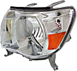 2005 Toyota Tacoma - 3-Piece Kit, Front Textured Bumper Cover, Includes (1) Bumper Cover and (2) Headlight