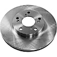 2-Wheel Set Front Brake Disc and Pad Kit, Plain Surface 5 Lugs 281.94 mm Ceramic Pro-Line Series, Includes (1) Brake Pad Set and (2) Brake Disc