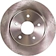 2011-2018 Ram 1500 - 2-Wheel Set Front Brake Disc and Pad Kit, Plain Surface 5 Lugs 336.04 mm Semi-metallic Pro-Line Series, Includes (1) Brake Pad Set and (2) Brake Disc