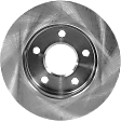 2011-2013 Chevrolet Impala - 4-Wheel Set Front and Rear Brake Disc and Pad Kit, Plain Surface, 5 Lugs, Ceramic, Cast Iron, Pro-Line Series