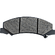 2009 Chevrolet Impala - 4-Piece Kit Front Brake Disc and Pad Kit, Plain Surface, 5 Lugs, 303.02 mm, Ceramic, FLEX, 3.5L 6Cyl, Pro-Line Series  Includes (2) Brake Disc and (1) Brake Pad Set