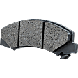 2009 Chevrolet Impala - 4-Piece Kit Front Brake Disc and Pad Kit, Plain Surface, 5 Lugs, 303.02 mm, Ceramic, FLEX, 3.5L 6Cyl, Pro-Line Series  Includes (2) Brake Disc and (1) Brake Pad Set