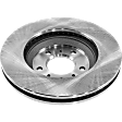 2009 Chevrolet Impala - 4-Piece Kit Front Brake Disc and Pad Kit, Plain Surface, 5 Lugs, 303.02 mm, Ceramic, FLEX, 3.5L 6Cyl, Pro-Line Series  Includes (2) Brake Disc and (1) Brake Pad Set