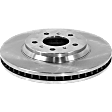 2009 Chevrolet Impala - 4-Piece Kit Front Brake Disc and Pad Kit, Plain Surface, 5 Lugs, 303.02 mm, Ceramic, FLEX, 3.5L 6Cyl, Pro-Line Series  Includes (2) Brake Disc and (1) Brake Pad Set