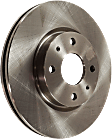 2010 Ford Focus - 2-Wheel Set Front Brake Disc and Pad Kit, Plain Surface, 4 Lugs, 275.34 mm, Ceramic, 2.0L 4Cyl, Pro-Line Series  Includes (2) Disc and (1) Pad Set