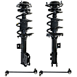 4-Piece Kit Front Suspension Kit, Includes (2) Sway Bar Link and (2) Shock Absorber and Strut Assembly
