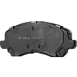 2-Wheel Set Front Brake Disc and Pad Kit, Plain Surface, 5 Lugs, Ceramic, Includes Shims and hardware, Pro-Line Series