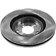 2-Wheel Set Front Brake Disc and Pad Kit, Plain Surface, 5 Lugs, Ceramic, Includes Shims and hardware, Pro-Line Series