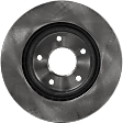 2-Wheel Set Front Brake Disc and Pad Kit, Plain Surface, 5 Lugs, Ceramic, Includes Shims and hardware, Pro-Line Series