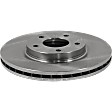 2-Wheel Set Front Brake Disc and Pad Kit, Plain Surface, 5 Lugs, Ceramic, Includes Shims and hardware, Pro-Line Series