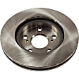 2013 Scion xB - 4-Piece Kit Front Brake Disc and Pad Kit, Plain Surface, 5 Lugs, 275.08 mm, Ceramic, Production Date From September 2012, 2.4L 4Cyl, Pro-Line Series  Includes (2) Brake Disc and (1) Brake Pad Set