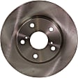 2013 Scion xB - 4-Piece Kit Front Brake Disc and Pad Kit, Plain Surface, 5 Lugs, 275.08 mm, Ceramic, Production Date From September 2012, 2.4L 4Cyl, Pro-Line Series  Includes (2) Brake Disc and (1) Brake Pad Set