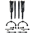 14-Piece Kit Front, Driver and Passenger Side, Upper Control Arm Kit, Includes (2) Sway Bar Link, (2) Control Arm, (2) Ball Joint, (4) Tie Rod End and (4) Shock Absorber and Strut Assembly