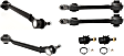 6-Piece Kit Front, Driver and Passenger Side, Lower, Forward and Rearward Control Arm Kit, Includes (2) Ball Joint and (4) Control Arm