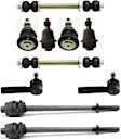 10-Piece Kit Front Suspension Kit, Includes (4) Tie Rod End, (4) Ball Joint and (2) Sway Bar Link