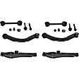 6-Piece Kit Rear, Driver and Passenger Side, Upper and Lower Control Arm Kit, Includes (4) Control Arm and (2) Lateral Link