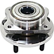 2007 Dodge Caravan - 4-Piece Kit Front, Driver and Passenger Side Suspension Kit,  Includes (2) Axle Assembly and (2) Wheel Hub